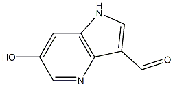 6-Hydroxy-4-azaindole-3-carbaldehyde结构式