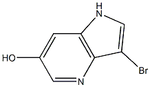 Structure of 3-bromo-1h-pyrrolo[3,2-b]pyridin-6-ol