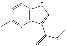 5-甲基-4-氮杂-吲哚-3-羧酸结构式