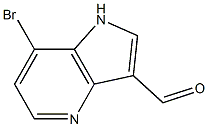 Structure of 7-Bromo-1H-pyrrolo[3,2-b]pyridine-3-carbaldehyde