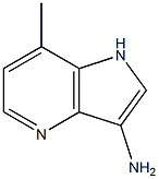 3-Amino-7-methyl-4-azaindole结构式