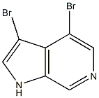 3,4-Dibromo-6-azaindole结构式