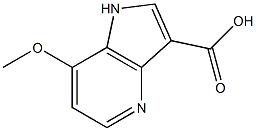 Chemical structure of 7-Methoxy-4-azaindole-3-carboxylic acid