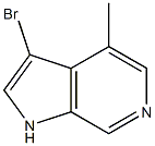 3-BroMo-4-Methyl-6-azaindole结构式