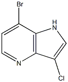 7-Bromo-3-chloro-4-azaindole结构式