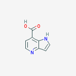 Structure of 1H-pyrrolo[3,2-b]pyridine-7-carboxylic acid