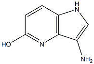 3-Amino-5-hydroxy-4-azaindole结构式