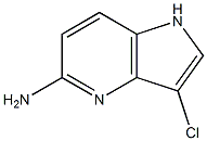 5-Amino-3-chloro-4-azaindole结构式