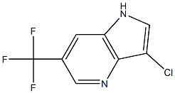 Structure of 3-Chloro-6-trifluoromethyl-4-azaindole