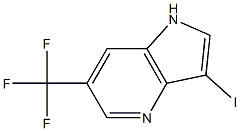 3-Iodo-6-trifluoromethyl-4-azaindole结构式