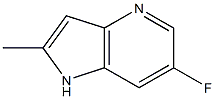 Chemical structure of 6-Fluoro-2-Methyl-4-azaindole