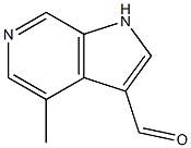 Structure of 4-Methyl-6-azaindole-3-carbaldehyde