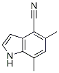 Structure of 4-Cyano-5,7-diMethyl indole