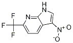 3-nitro-6-(trifluoromethyl)-1H-pyrrolo[2,3-b]pyridine结构式