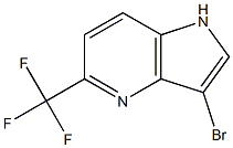 Structure of 3-Bromo-5-(trifluoromethyl)-4-azaindole