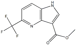 5-(TrifluoroMethyl)-4-azaindole-3-carboxylic acid Methyl ester结构式