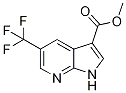 5-(TrifluoroMethyl)-7-azaindole-3-carboxylic acid Methyl ester结构式