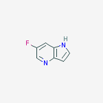Structure of 6-Fluoro-1H-pyrrolo[3,2-b]pyridine