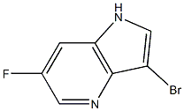 3-BroMo-6-fluoro-4-azaindole结构式