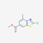 Structure of Methyl 2-chloro-4-methylbenzo[d]thiazole-6-carboxylate
