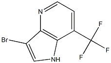 3-BroMo-7-(trifluoroMethyl)-4-azaindole结构式
