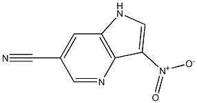 6-Cyano-3-nitro-4-azaindole结构式