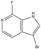 3-BroMo-7-fluoro-6-azaindole结构式