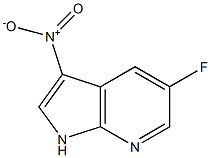 5-Fluoro-3-nitro-7-azaindole结构式