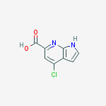 Structure of 4-Chloro-7-azaindole-6-carboxylic acid
