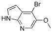 Structure of 4-Bromo-5-methoxy-1H-pyrrolo[2,3-b]pyridine