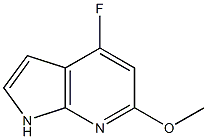 Structure of 4-Fluoro-6-methoxy-7-azaindole