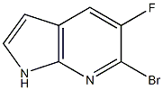 Structure of 6-Bromo-5-fluoro-7-azaindole