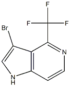 3-BroMo-4-(trifluoroMethyl)-5-azaindole结构式