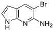 Structure of 6-Amino-5-Bromo-7-azaindole