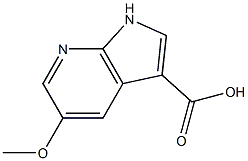 Structure of 5-Methoxy-7-azaindole-3-carboxylic acid