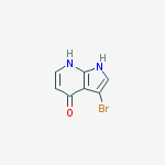 3-BroMo-4-hydroxy-7-azaindole结构式