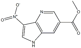 3-Nitro-4-azaindole-6-carboxylic acid methyl ester结构式
