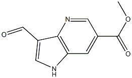 Structure of 3-ForMyl-4-azaindole-6-carboxylic acid Methyl ester