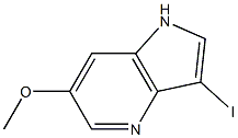 Structure of 3-Iodo-6-methoxy-4-azaindole