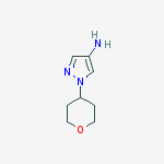 Structure of 1-(oxan-4-yl)pyrazol-4-amine