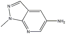 Structure of 5-Amino-1-methyl-1H-pyrazolo[3,4-b]pyridine