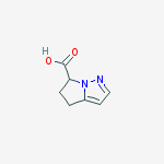 Structure of 5,6-dihydro-4H-pyrrolo[1,2-b]pyrazole-6-carboxylic acid