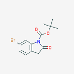 tert-butyl 6-bromo-2-oxoindoline-1-carboxylate结构式
