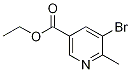 Structure of ethyl 5-broMo-6-Methylnicotinate