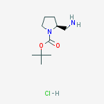 Structure of (S)-(2-Aminomethyl)-1-N-Boc-pyrrolidine HCl