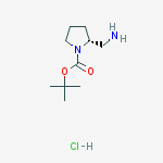 Structure of (R)-(2-Aminomethyl)-1-N-boc-pyrrolidine HCl