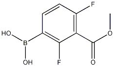 Structure of 2,4-Difluoro-3-(methoxycarbonyl)phenylboronic acid