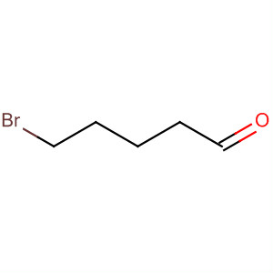 Structure of Pentanal, 5-bromo-
