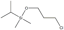 Structure of (3-Chloropropoxy)Isopropyldimethylsilane