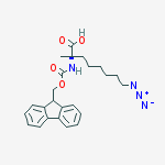 Structure of (S)-N-Fmoc-2-(6'-Azido)Alanine